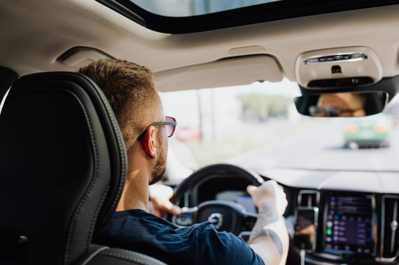 Car insurance documents and keys