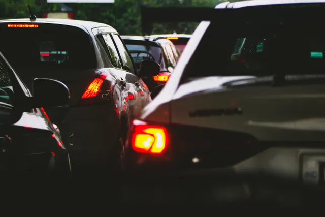 Traffic on highway with cars following speed limits