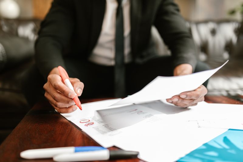 Insurance paperwork and documents