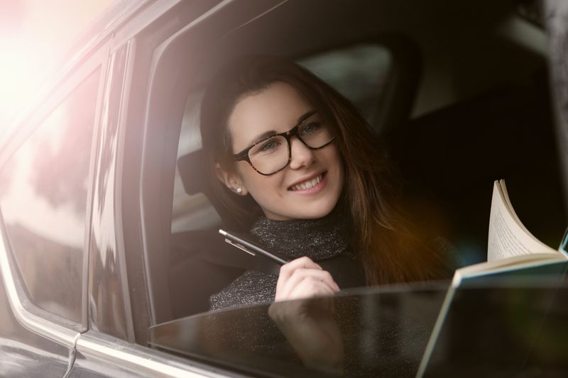 Family and car insurance concept