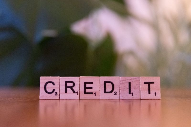 Credit score rating concept and financial analysis
