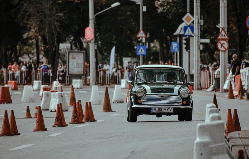 Person studying traffic safety materials