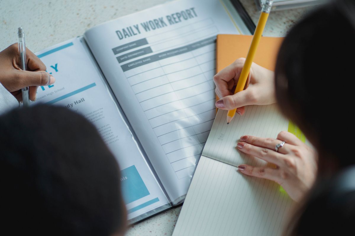 Student report card for grade verification