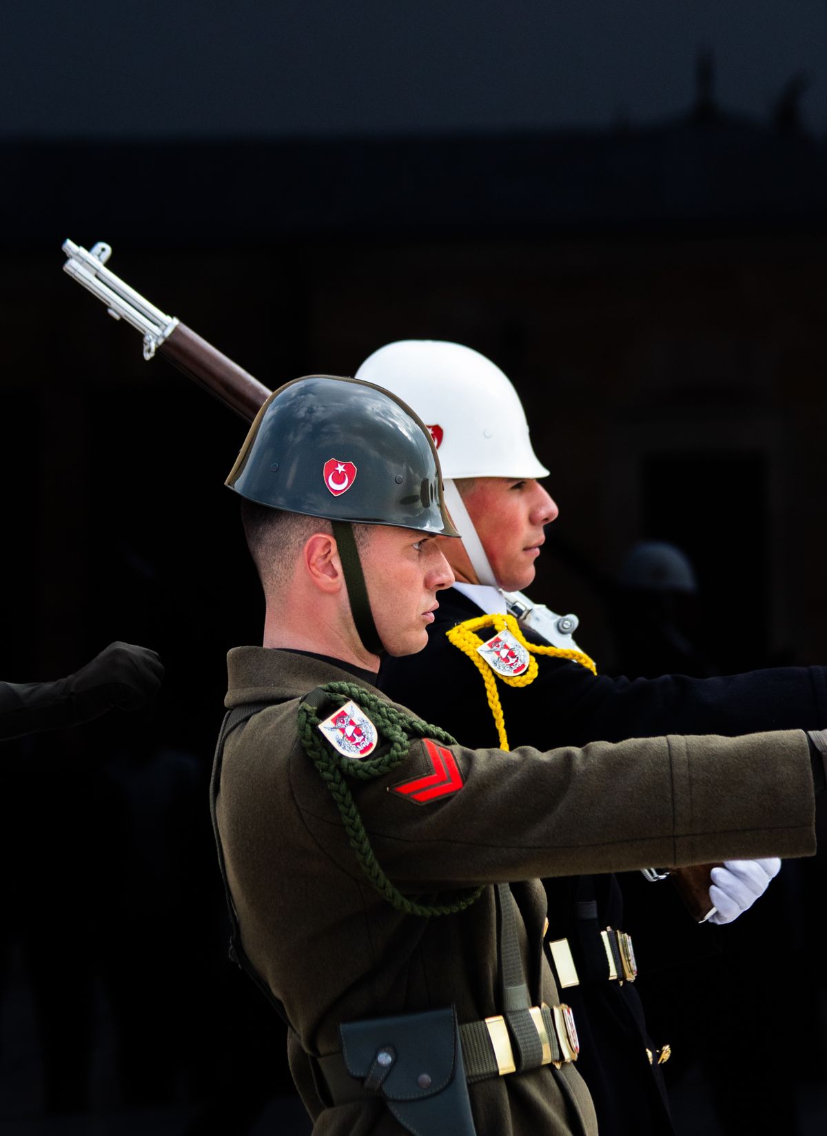 Service member in uniform