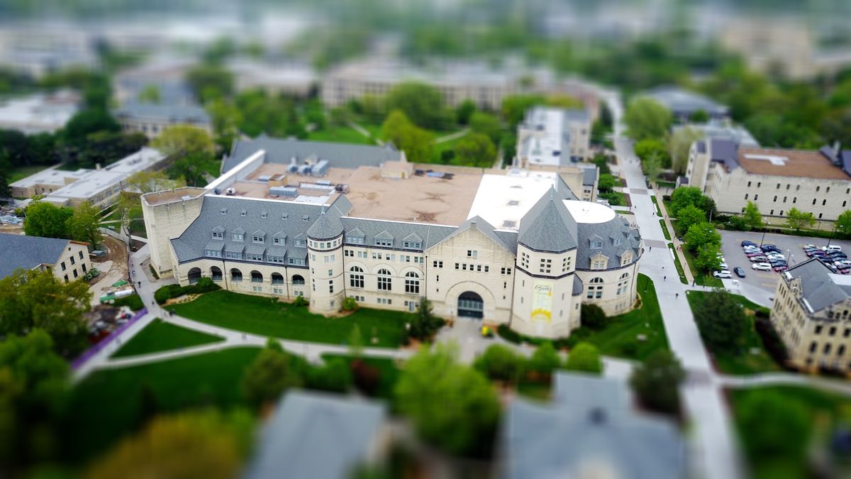 Historic college hall