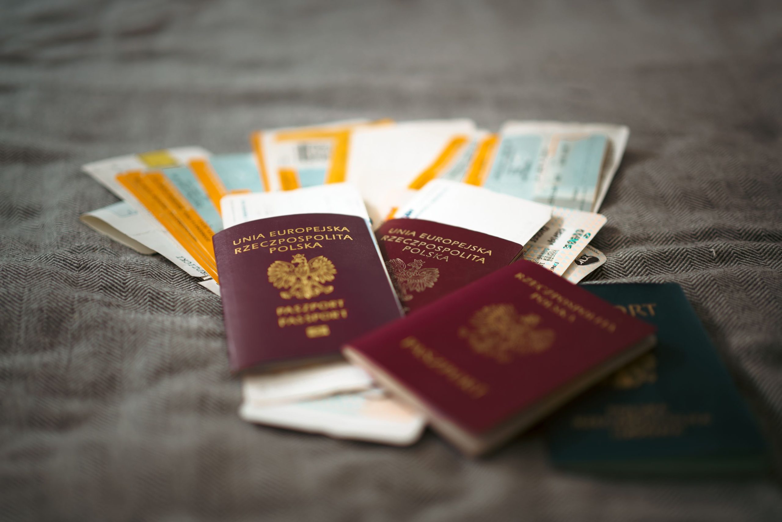 Passport and U.S. visa documents for international students
