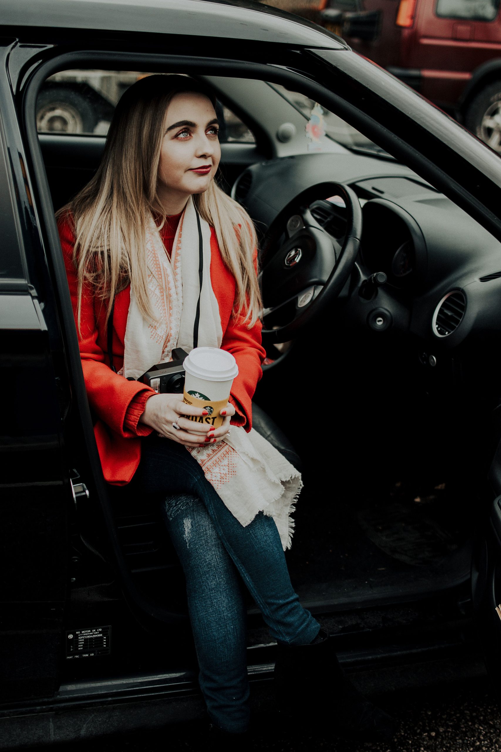 Student with car keys