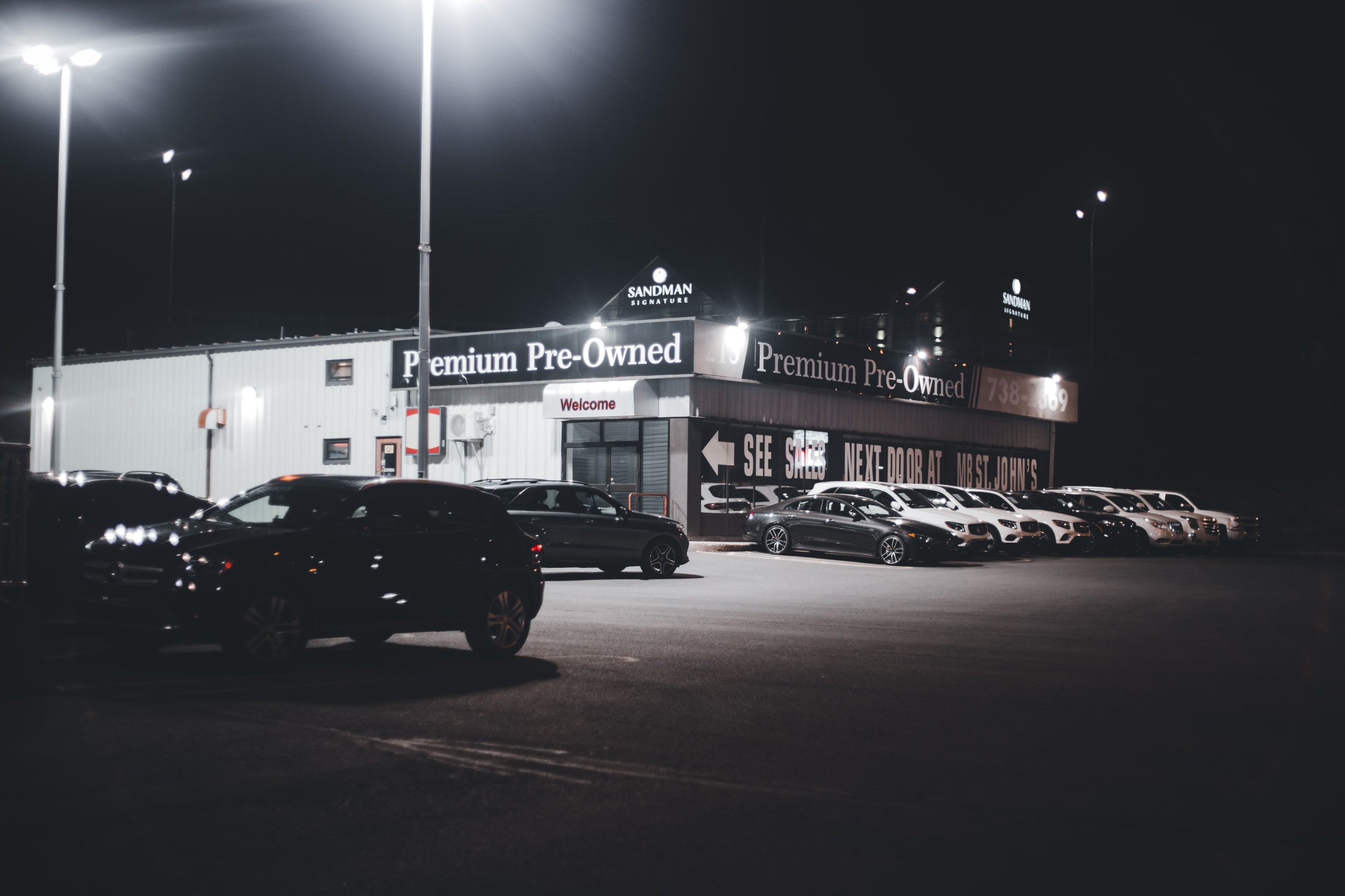 Used car lot
