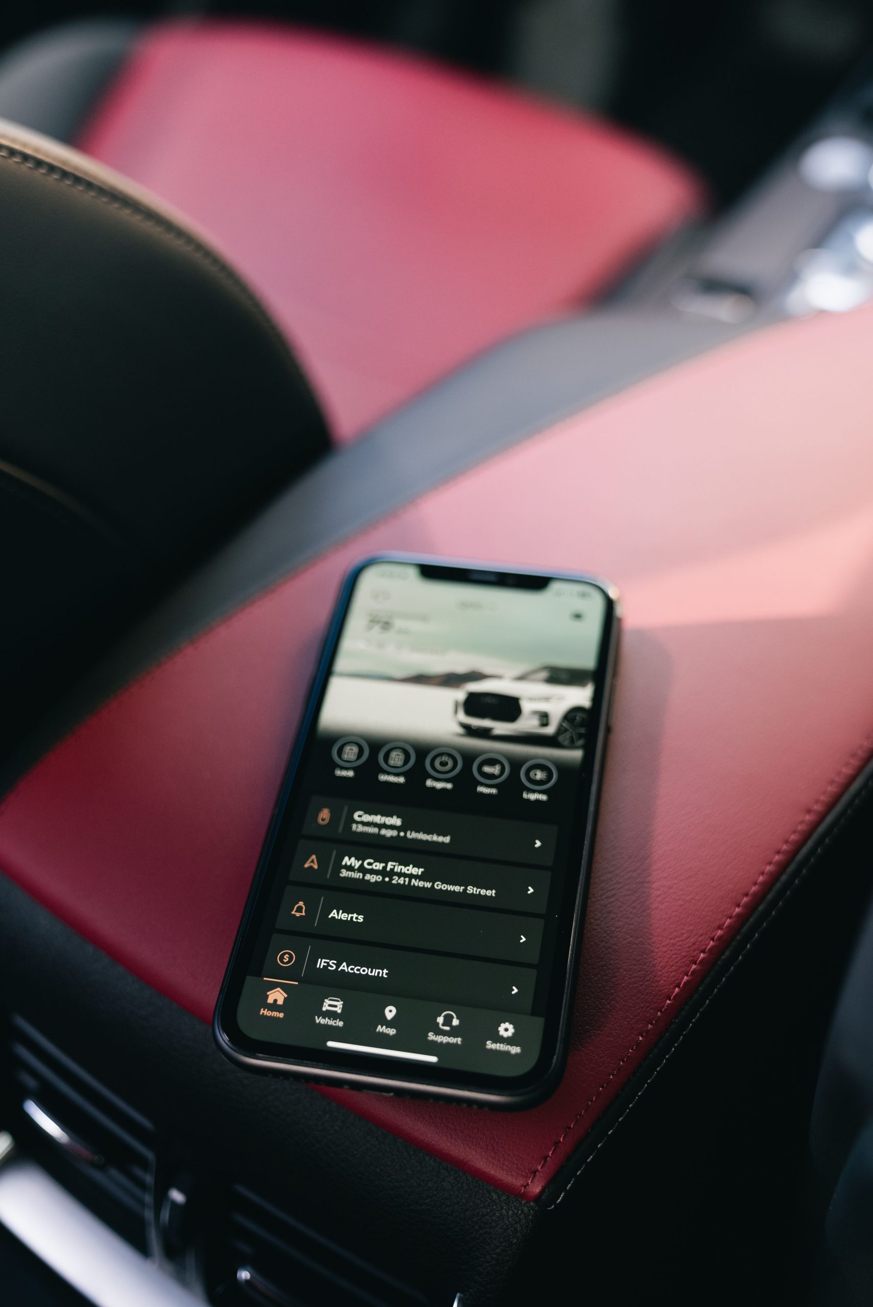 Mobile app for safe driving