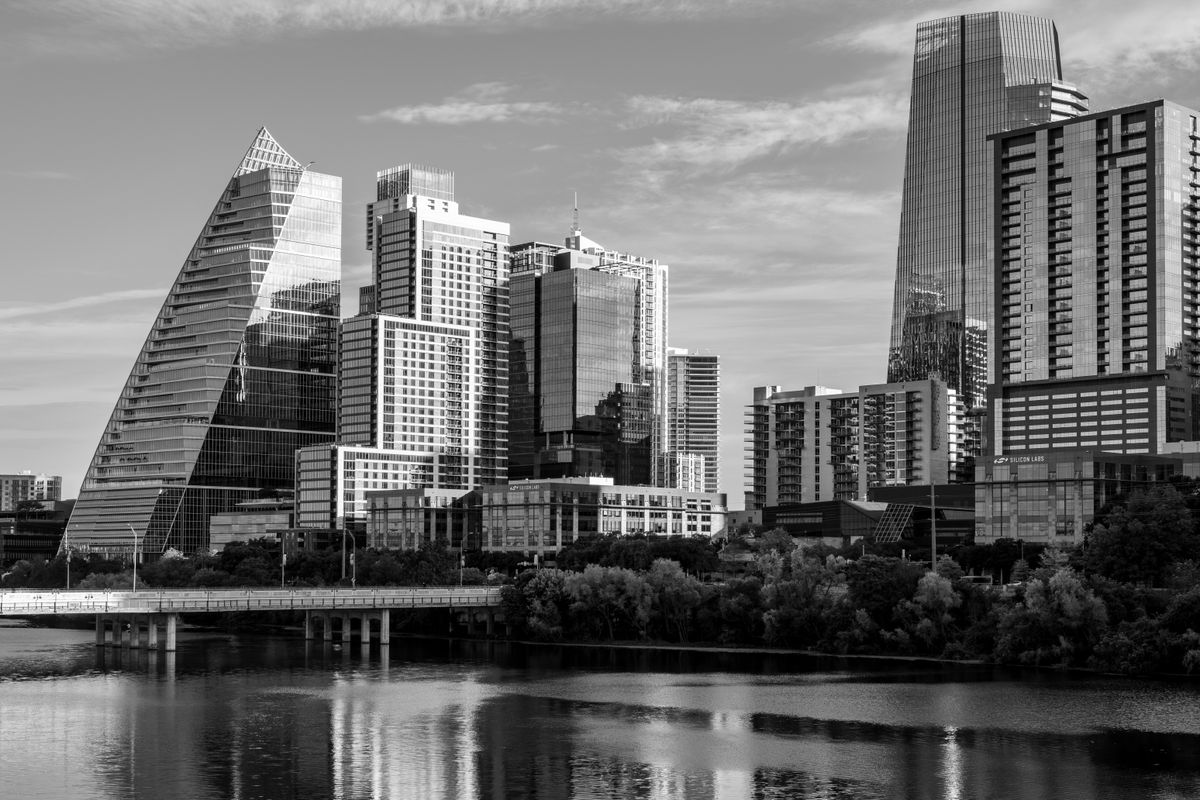 Austin downtown aerial